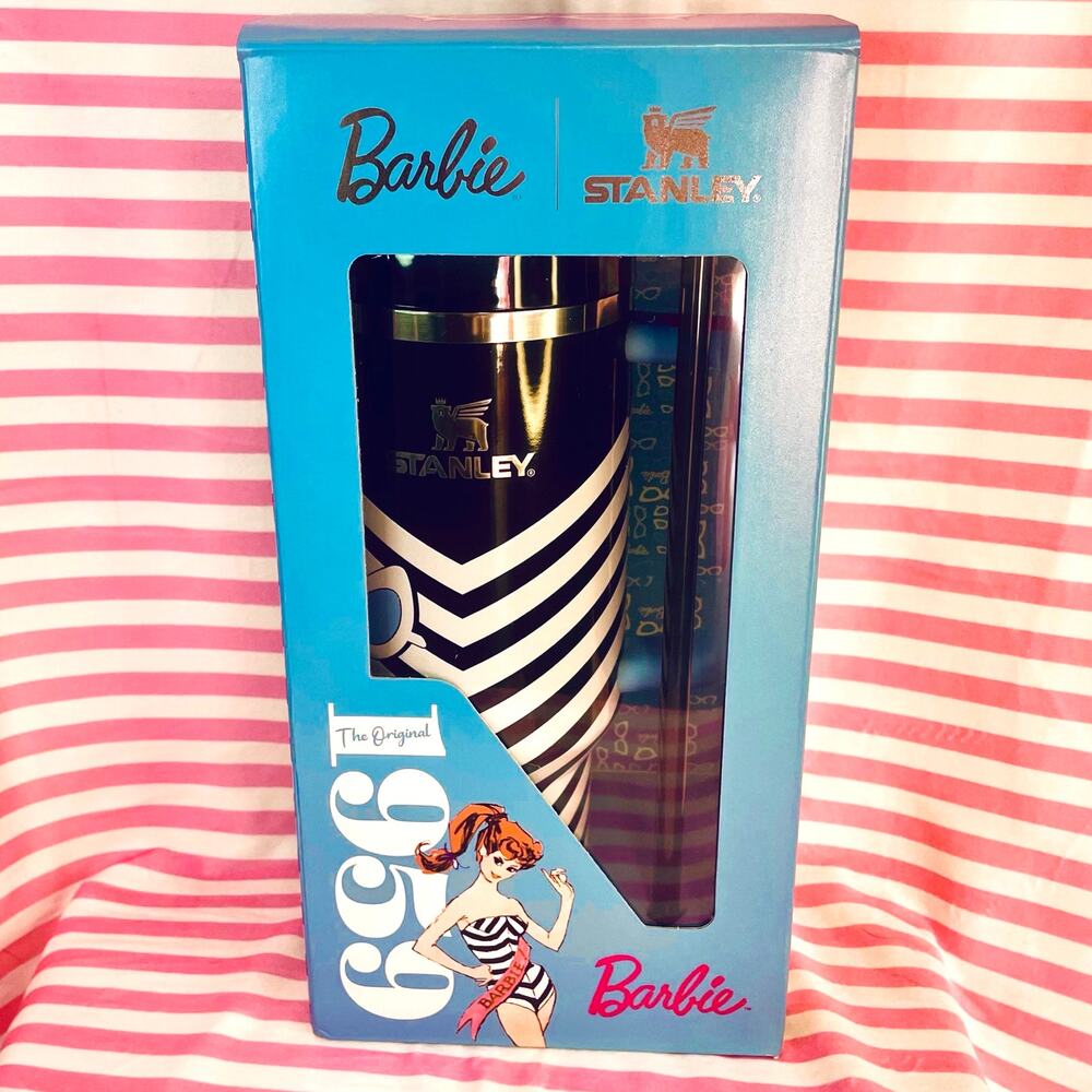 NEW IN BOX Barbie x Stanley 1959 40 oz Quencher Tumbler SOLD OUT *CHRISTMAS*